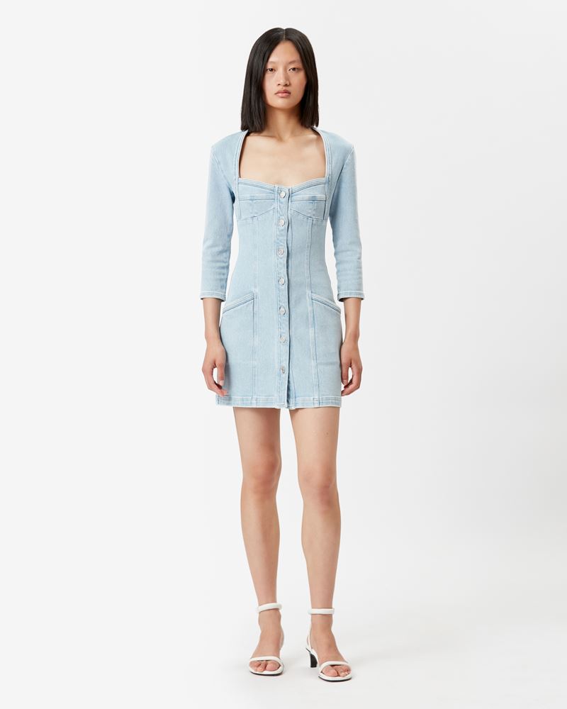 VONA STRETCHED DENIM DRESS